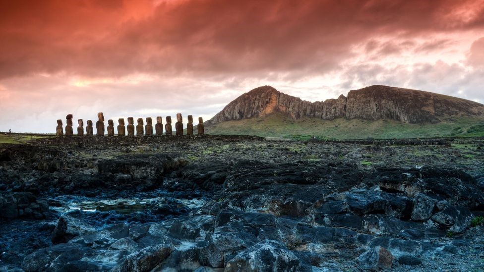 Walking Statues of Easter Island