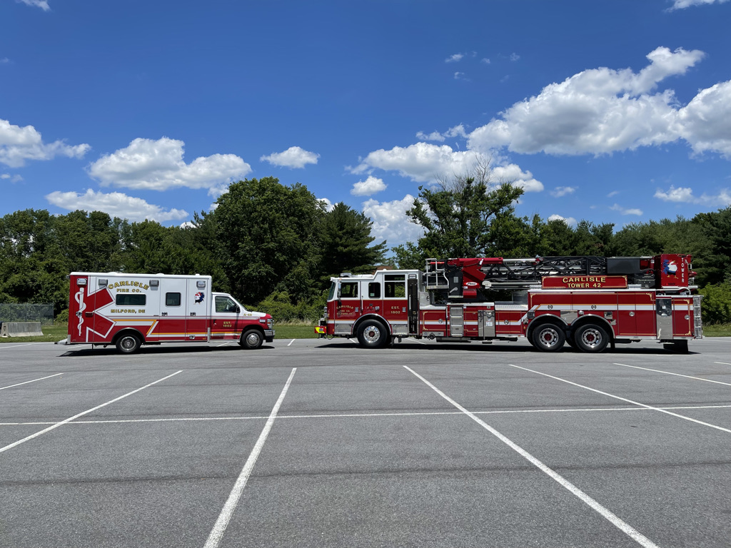 Ambulances and Fire Trucks