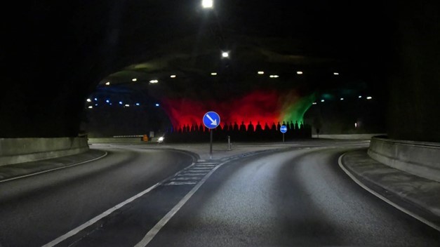 Roundabout under the Atlantic Ocean